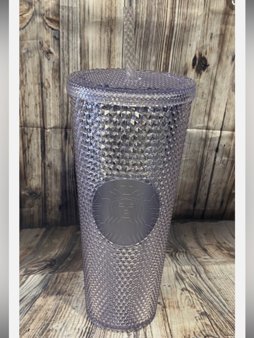 STARBUCKS Studded Venti Tumbler Holiday 2019 Platinum Silver LIMITED EDITION New